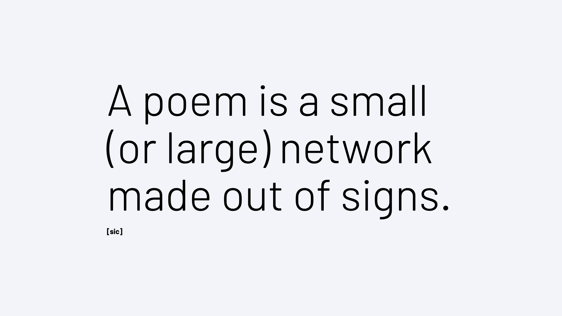 Poetics of Decentralized Art